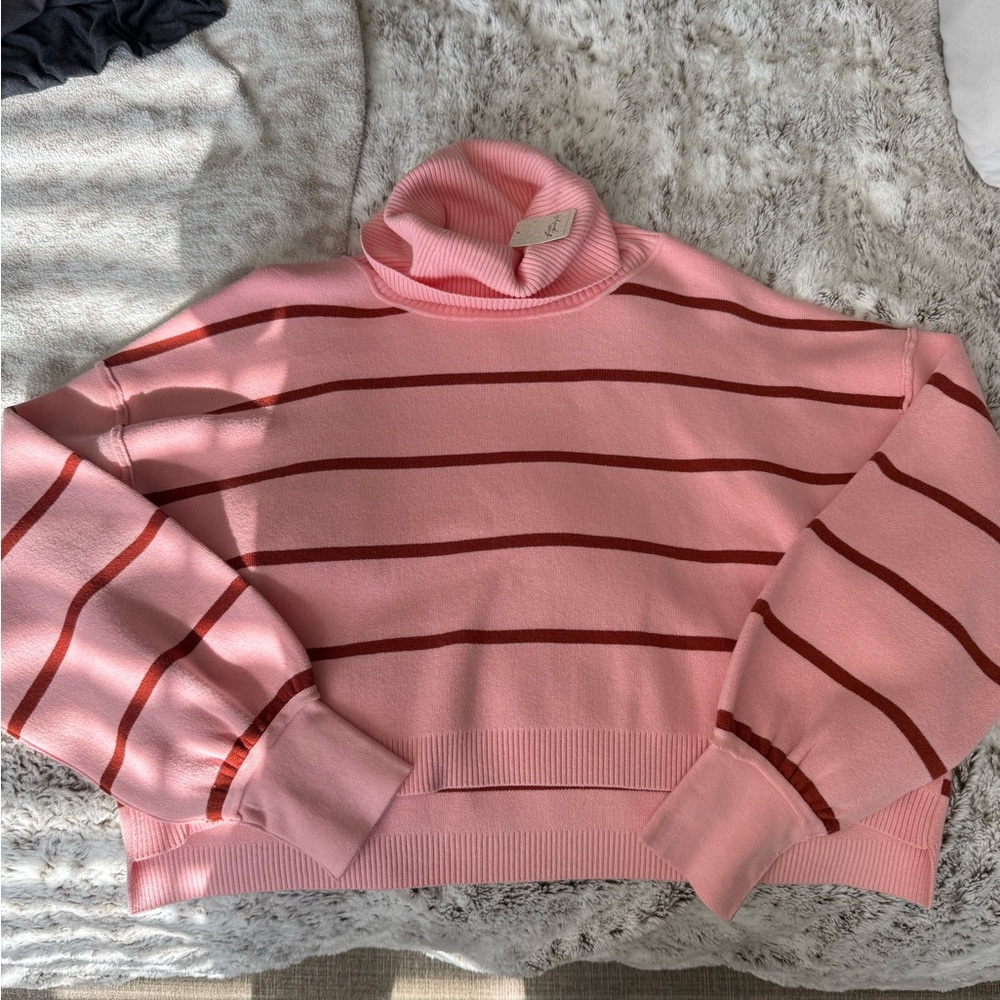 Free People Paulie Turtleneck Long-Sleeve Sweater